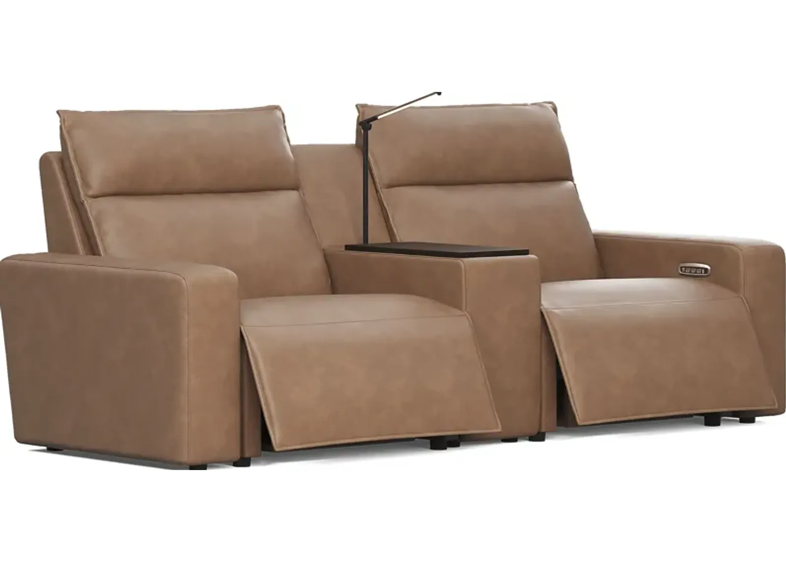 Saddle 3 Pc Dual Power Reclining ModularTwo