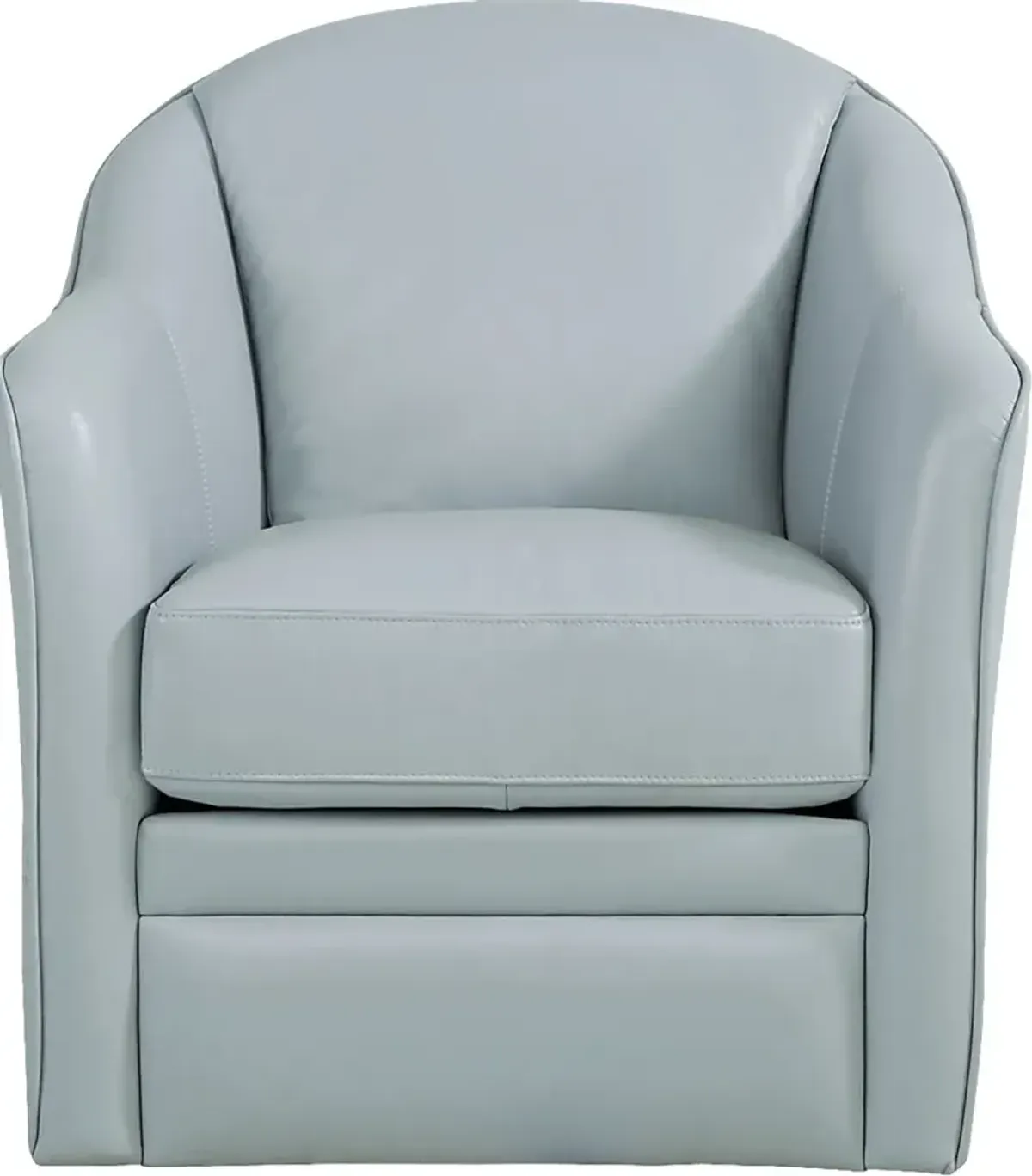 Livorno Lane Aqua Leather 8 Pc Living Room