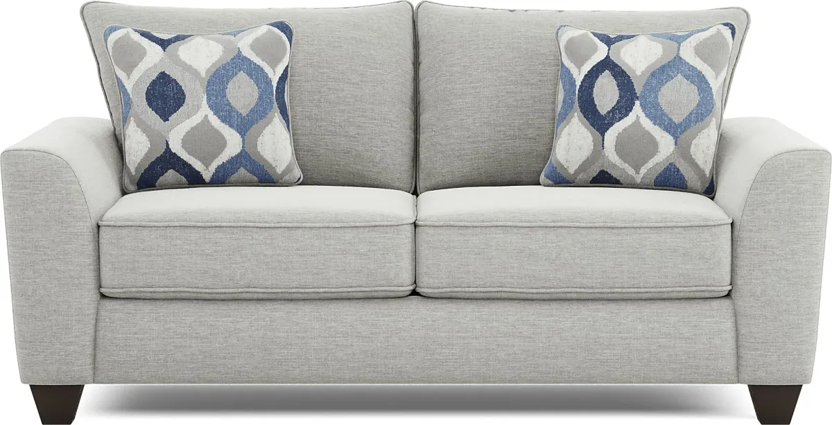 Dennin Heights Gray 8 Pc Living Room