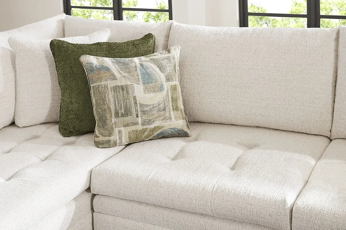 Sheridan Place Off-White 2 Pc Sleeper Sectional
