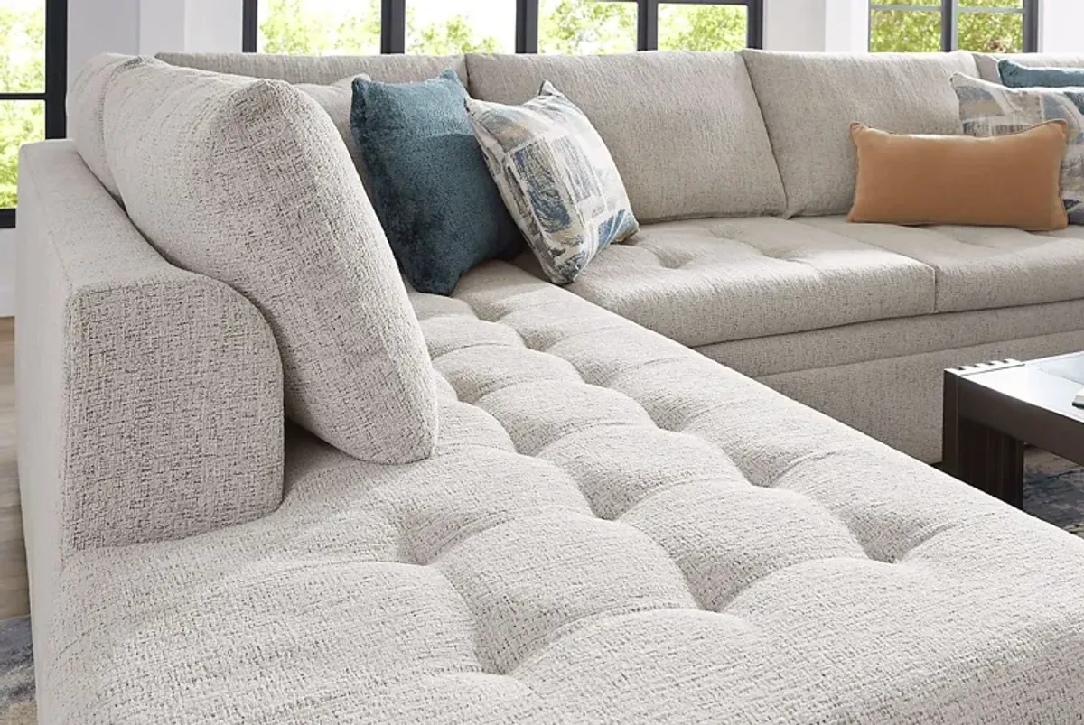 Sheridan Place Gray 2 Pc Sleeper Sectional