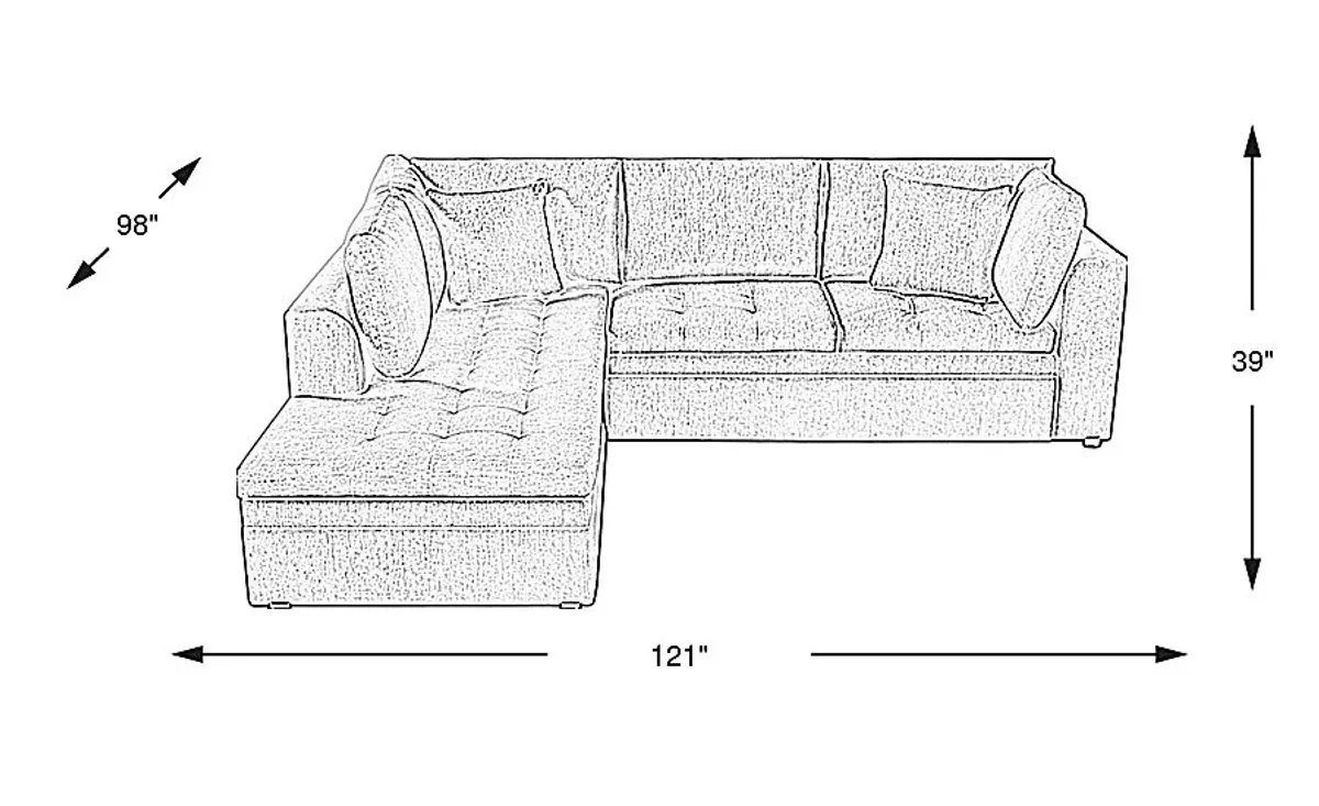 Sheridan Place Putty 2 Pc Sleeper Sectional