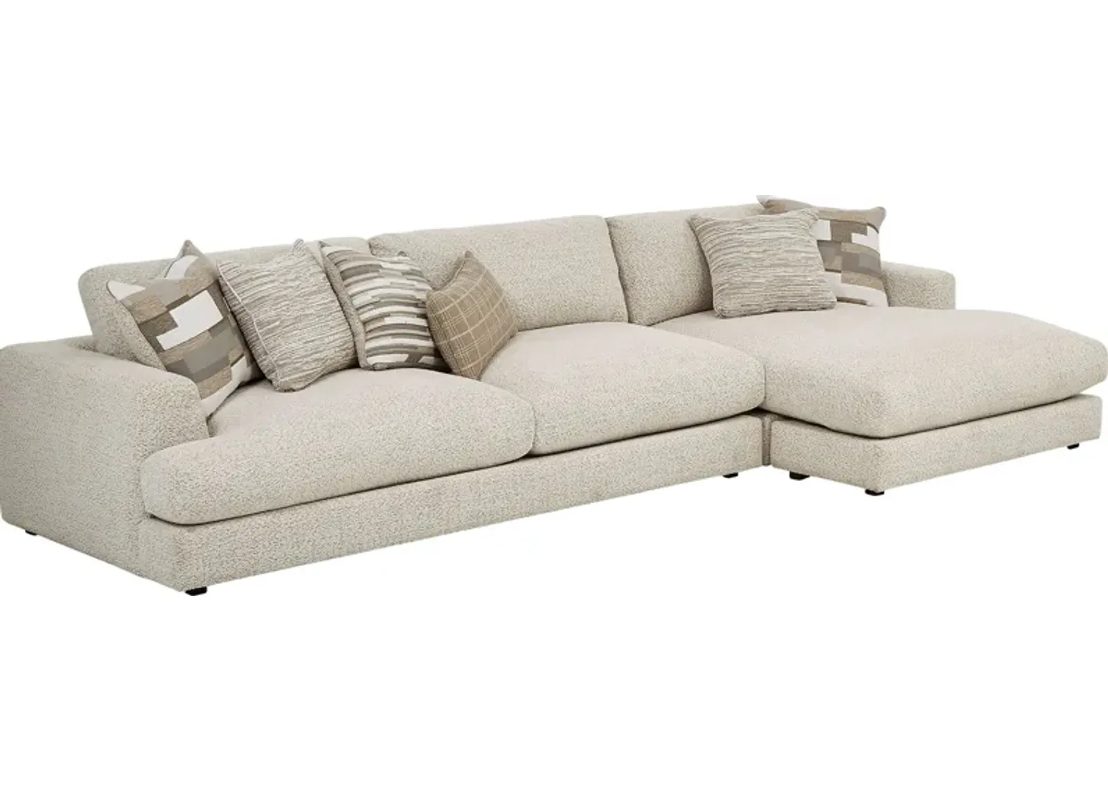 Montecito White 2 Pc Sectional