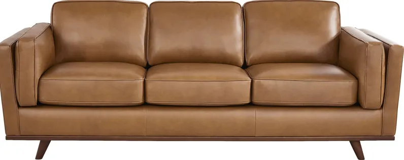 Duluth Caramel Leather Sofa