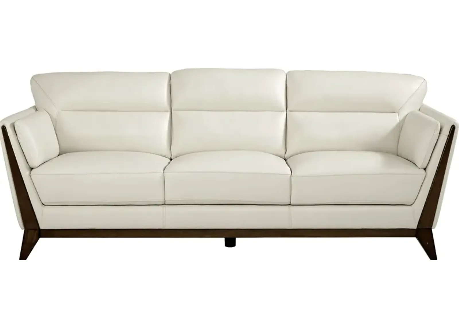 Marchese Ivory Leather Sofa