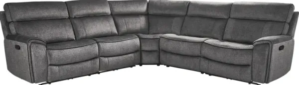 Bradshaw Place Dark Gray 5 Pc Reclining Sectional