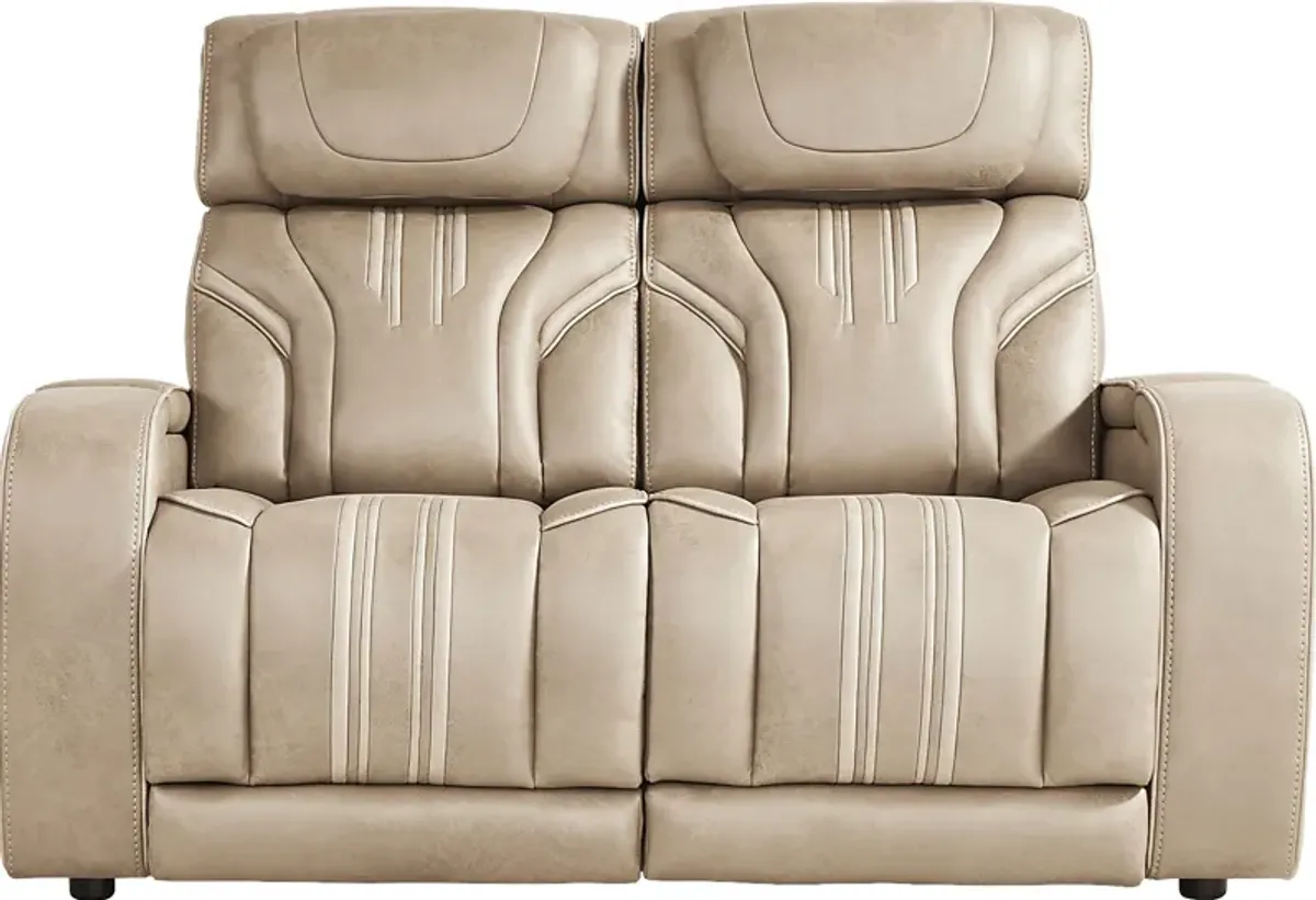 Southlake Sand 8 Pc Living Room with Triple Power Reclining Sofa