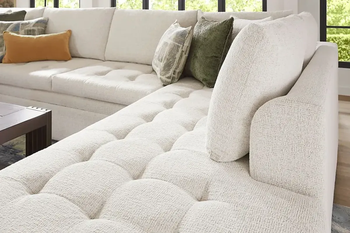 Sheridan Place Off-White 2 Pc Sleeper Sectional