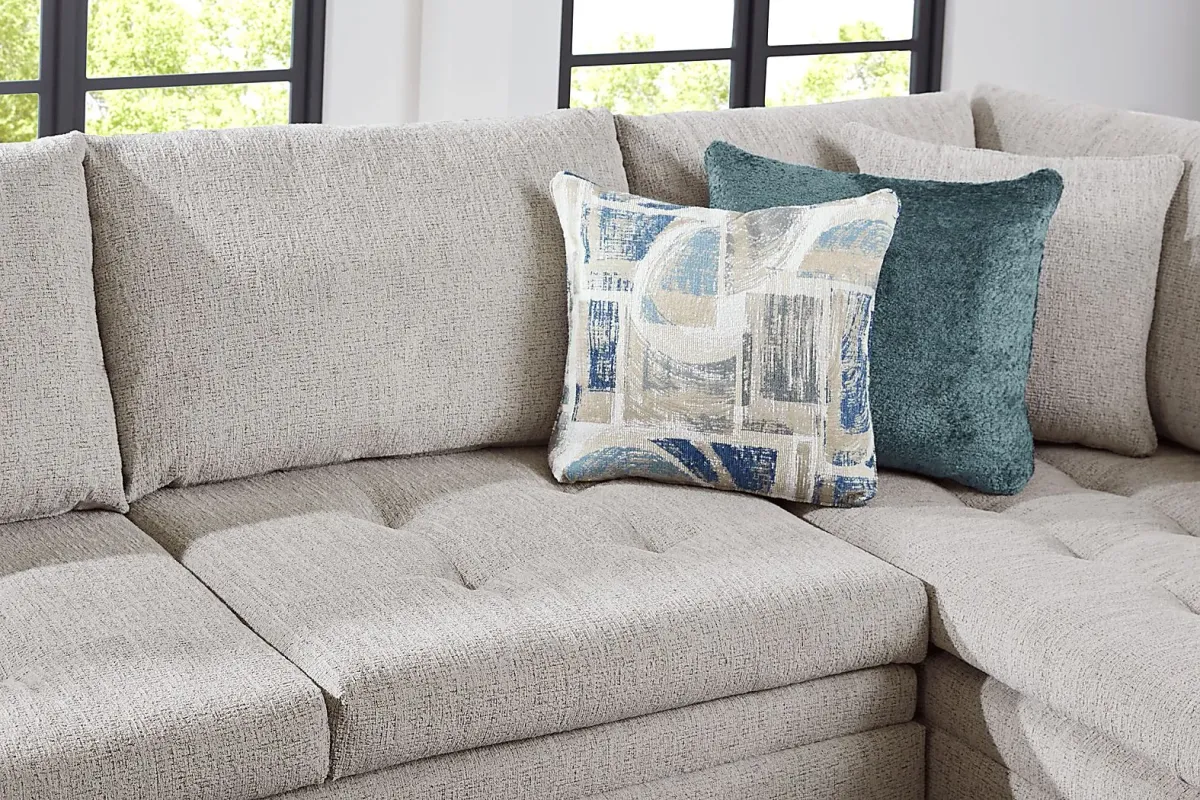 Sheridan Place Gray 2 Pc Sleeper Sectional