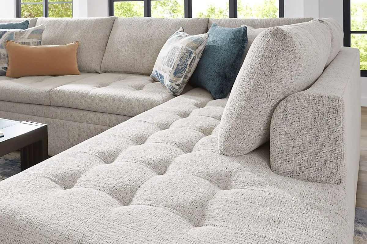 Sheridan Place Gray 2 Pc Sleeper Sectional