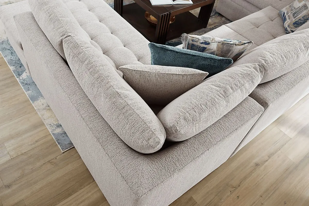 Sheridan Place Gray 2 Pc Sleeper Sectional