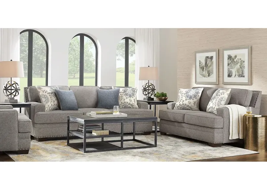 Winsborough Gray 8 Pc Living Room