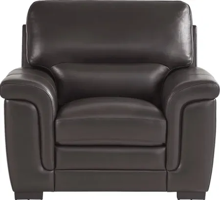 Villa Ashbury Brown Leather Chair