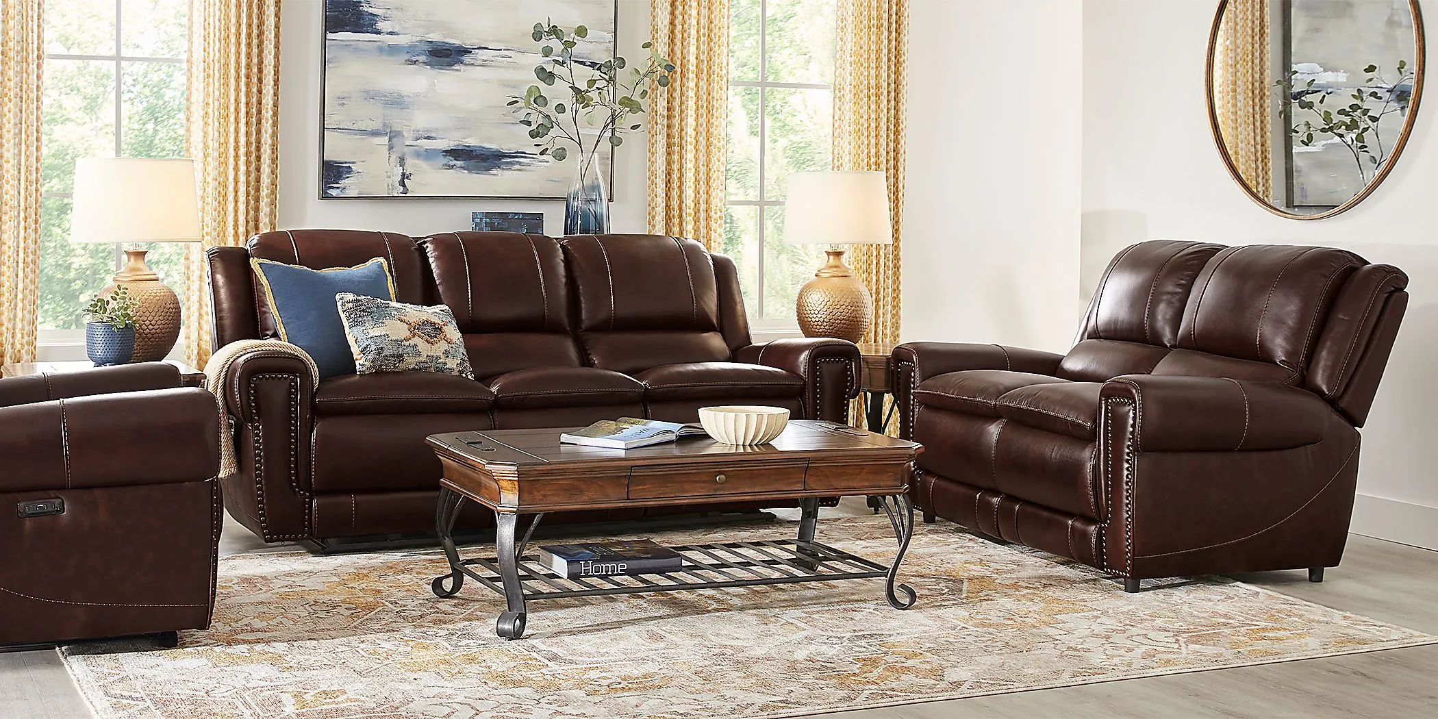 Rooms to go dual deals power reclining sofa