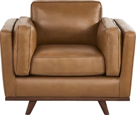 Duluth Caramel Leather Chair