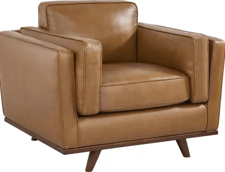 Duluth Caramel Leather Chair