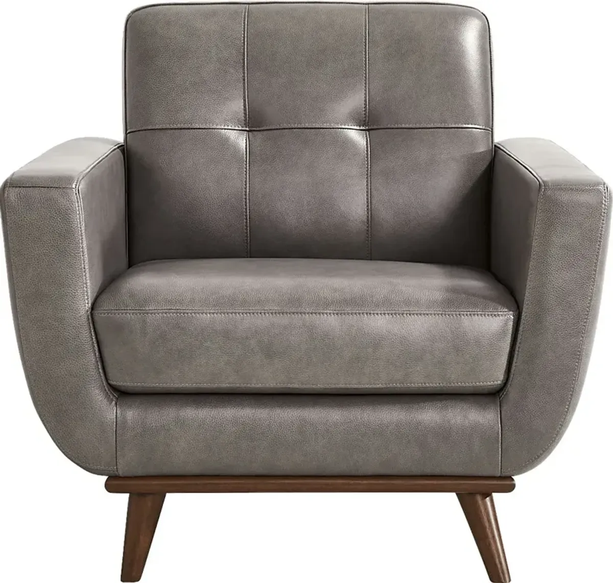 Greyson Gray Leather Chair