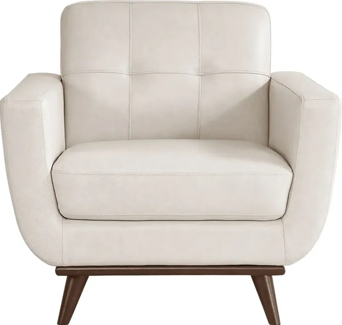 Greyson Ivory Leather Chair