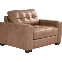 Messina Brown Leather Chair