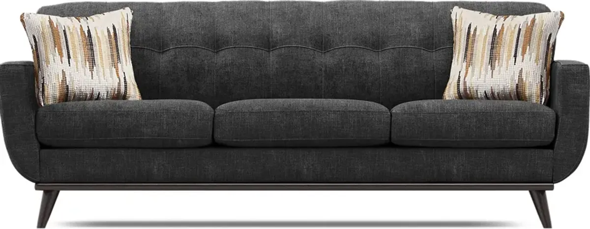 East Side Black Sofa