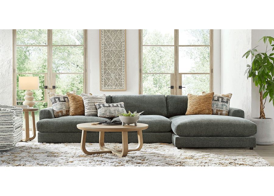 Montecito Charcoal 5 Pc Sectional Living Room