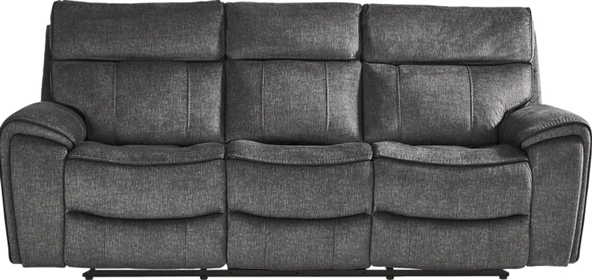 Bradshaw Place Dark Gray 7 Pc Living Room with Reclining Sofa