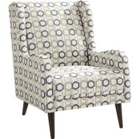 Cindy Crawford Home San Salerno Blue Accent Chair