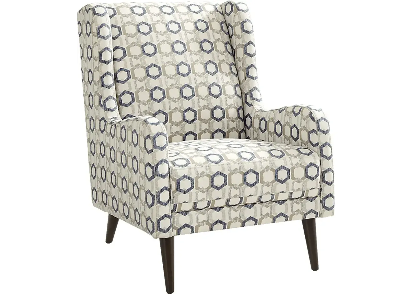 San Salerno Blue Accent Chair