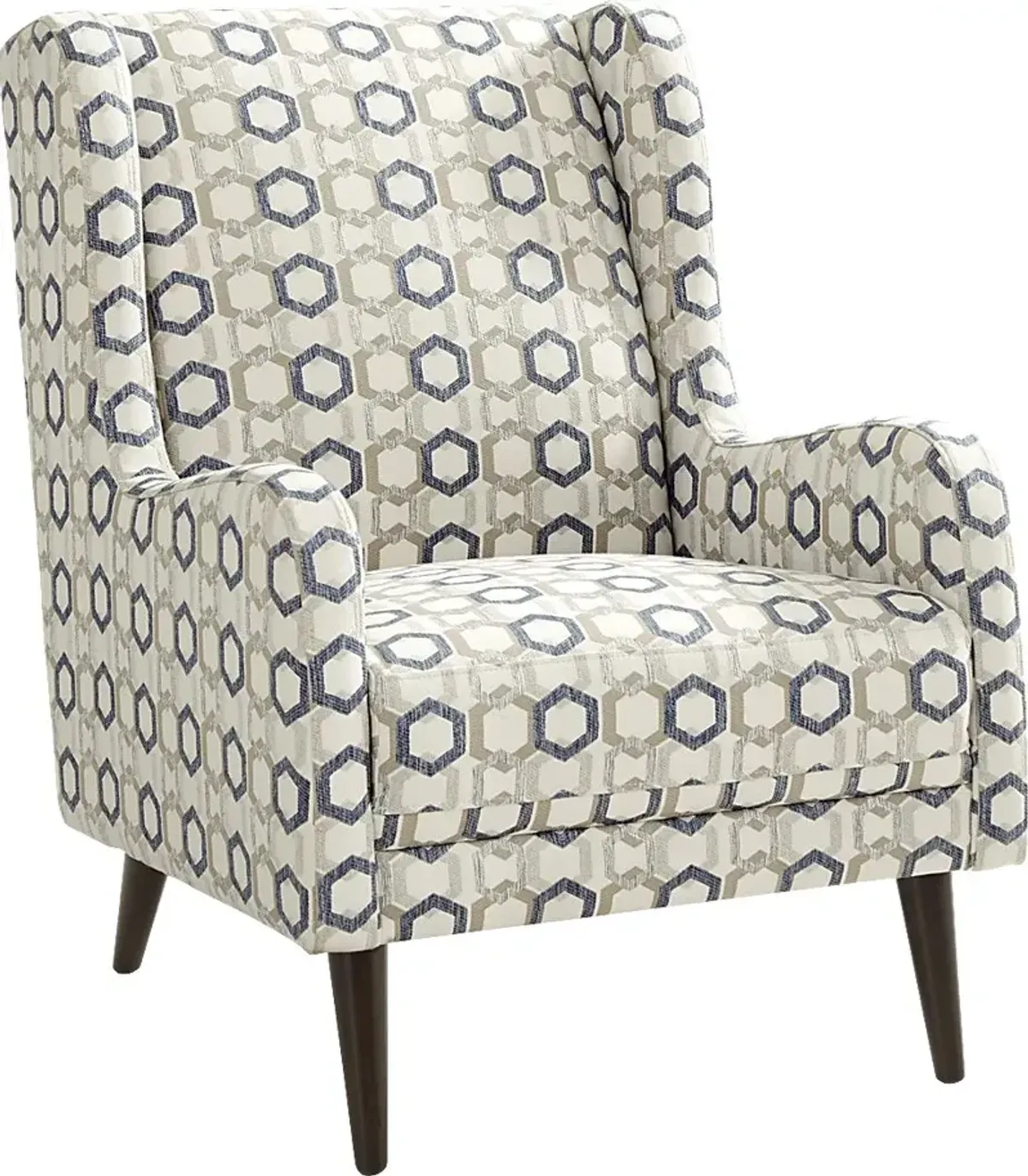 San Salerno Blue Accent Chair