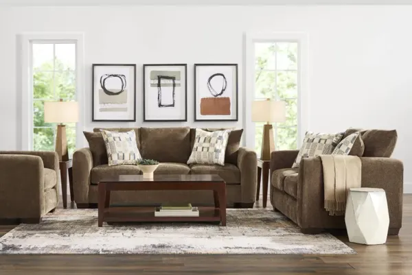 Chamberlain Brown 8 Pc Living Room