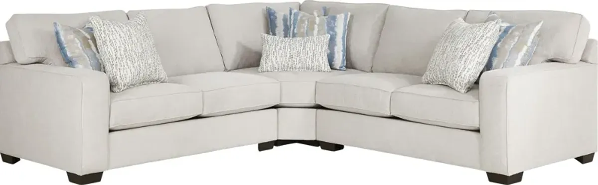 Cynthia Dove 3 Pc Sectional