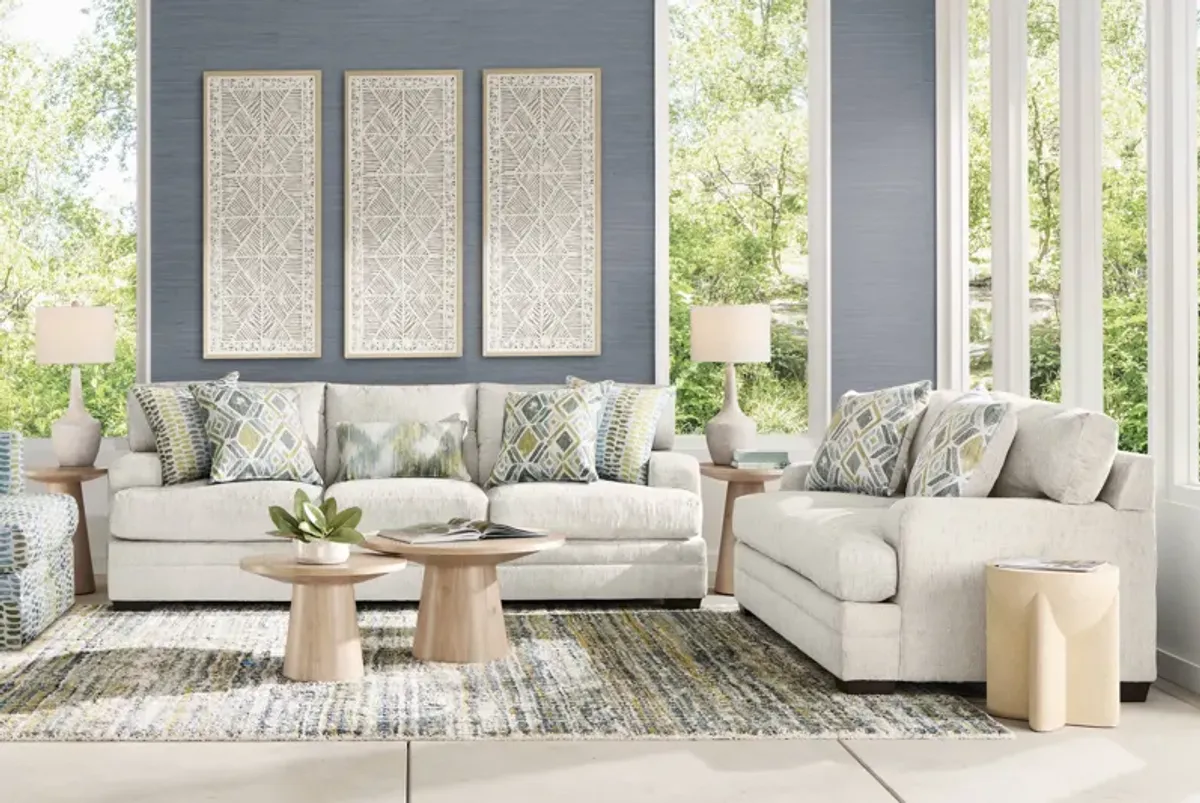 Charlton Park Ivory 9 Pc Living Room