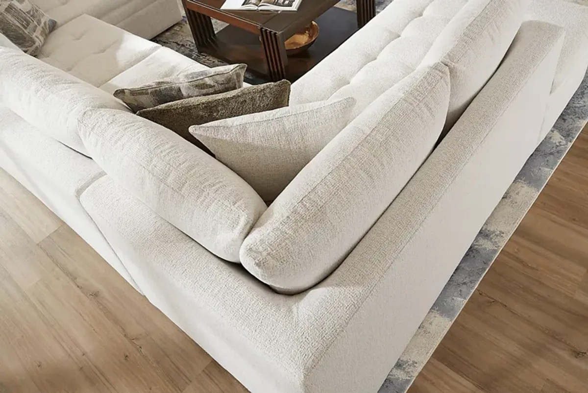 Sheridan Place Off-White 3 Pc Sleeper Sectional