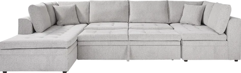 Sheridan Place Gray 3 Pc Sleeper Sectional