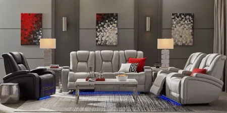 Kingvale Court Platinum 5 Pc Dual Power Reclining Living Room