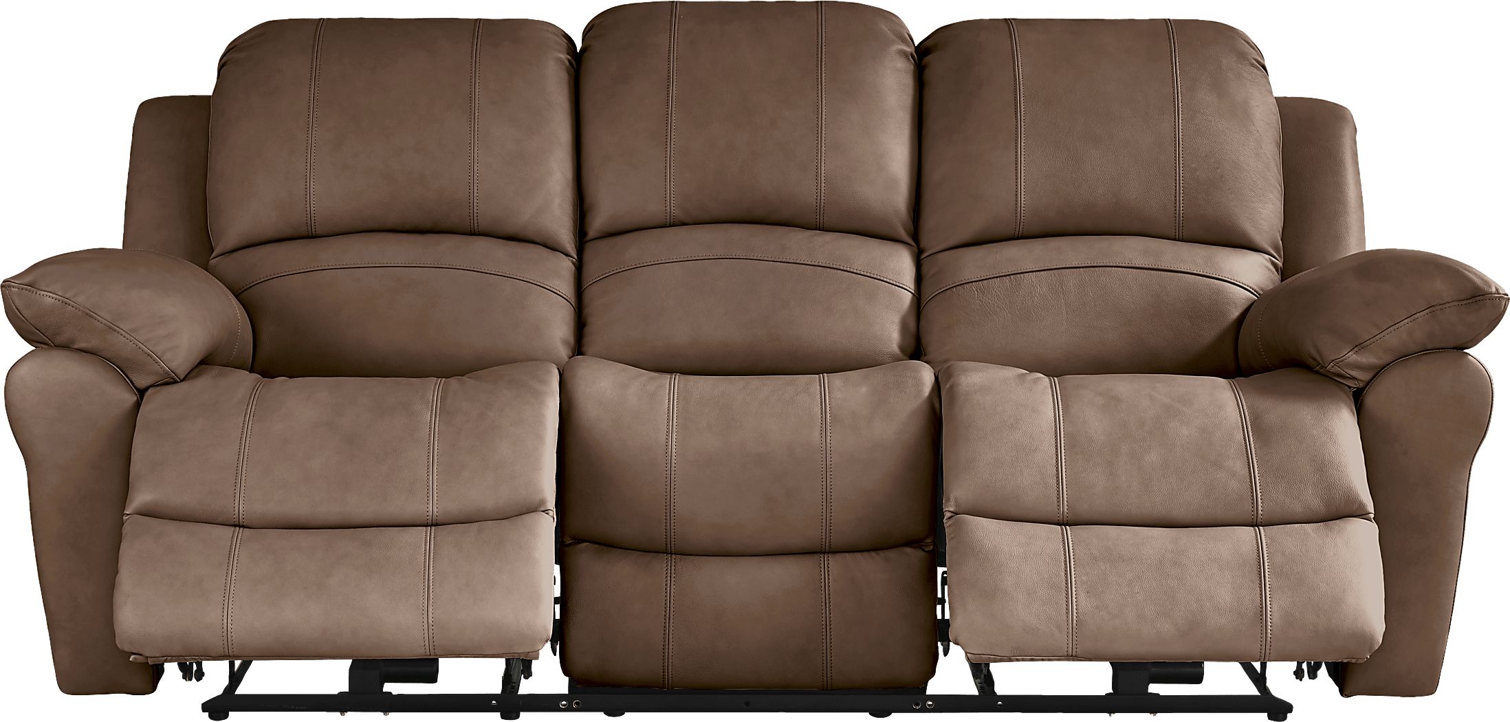 Vercelli Way Brown Leather Power Reclining Sofa