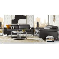 Weatherford Park Black 3 Pc Living Room with Dual Power Reclining Sofa