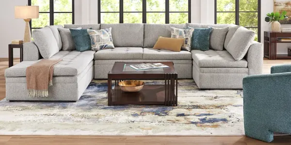 Sheridan Place Gray 3 Pc Sectional