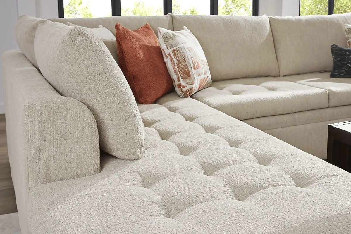 Sheridan Place Putty 3 Pc Sectional