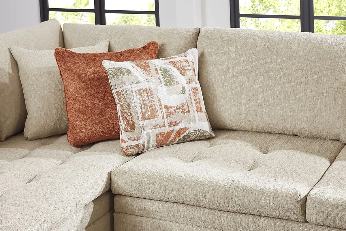 Sheridan Place Putty 3 Pc Sectional