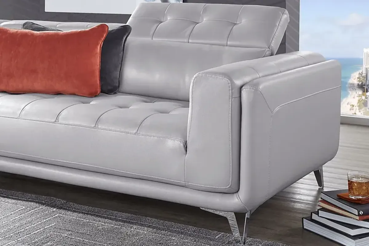 Hudson Heights Platinum 2 Pc Sectional