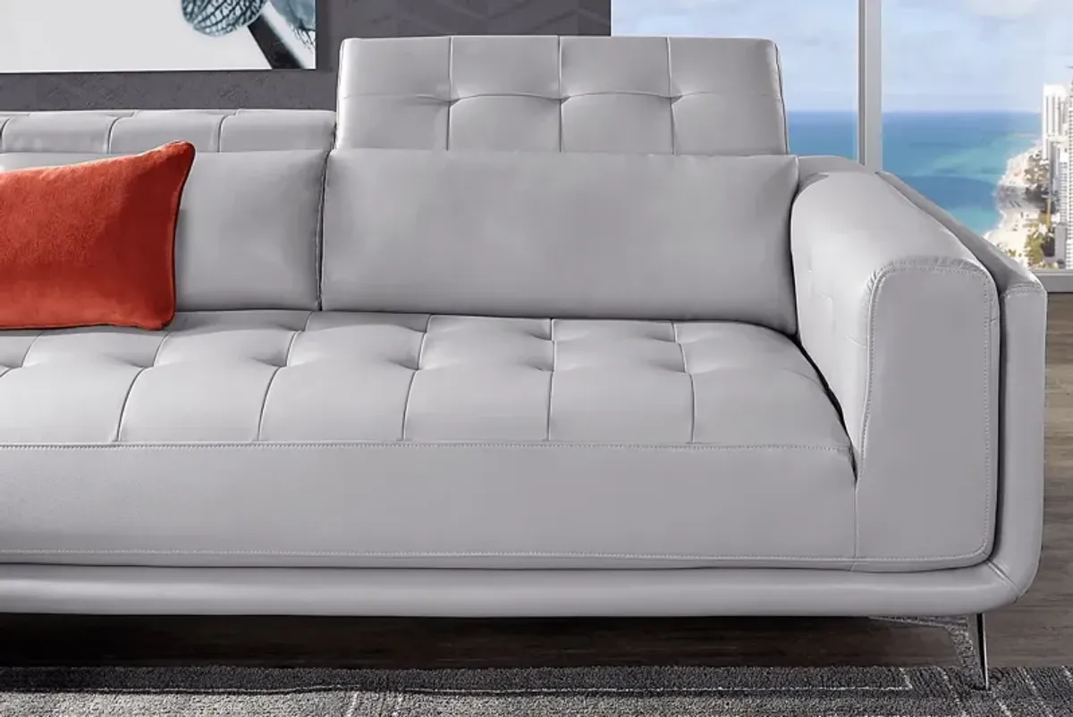 Hudson Heights Platinum 2 Pc Sectional