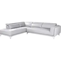 Hudson Heights Platinum 2 Pc Sectional