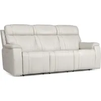 Sound Tech By Shaq Ice Leather Triple Power Reclining Sofa With