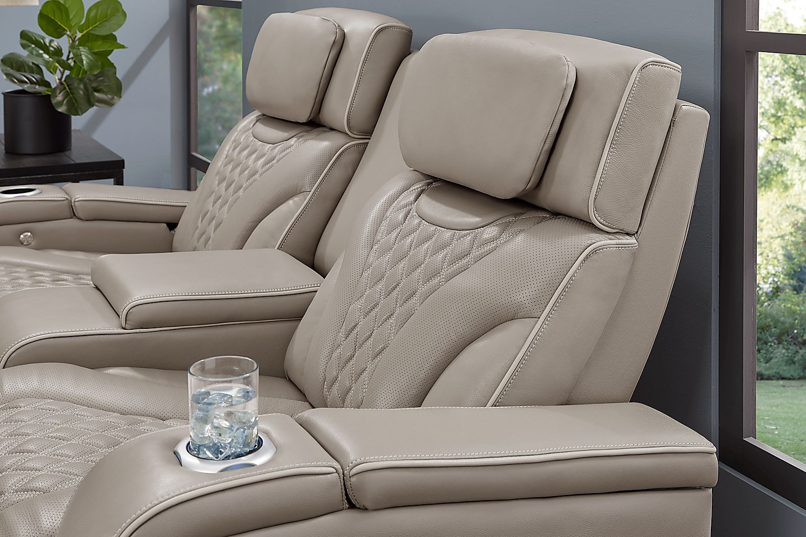 Ridge - Power Reclining Loveseat With Console And Power Headrests