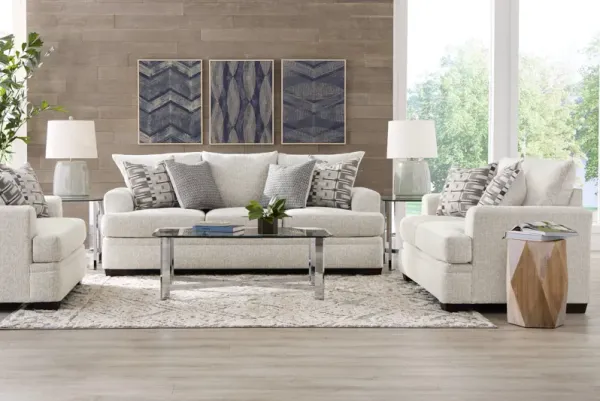Cooper White 8 Pc Living Room