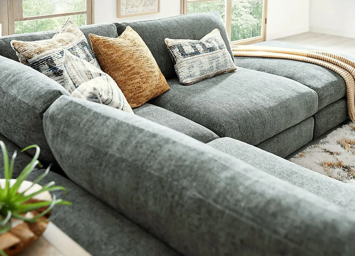 Montecito Charcoal 5 Pc Sectional
