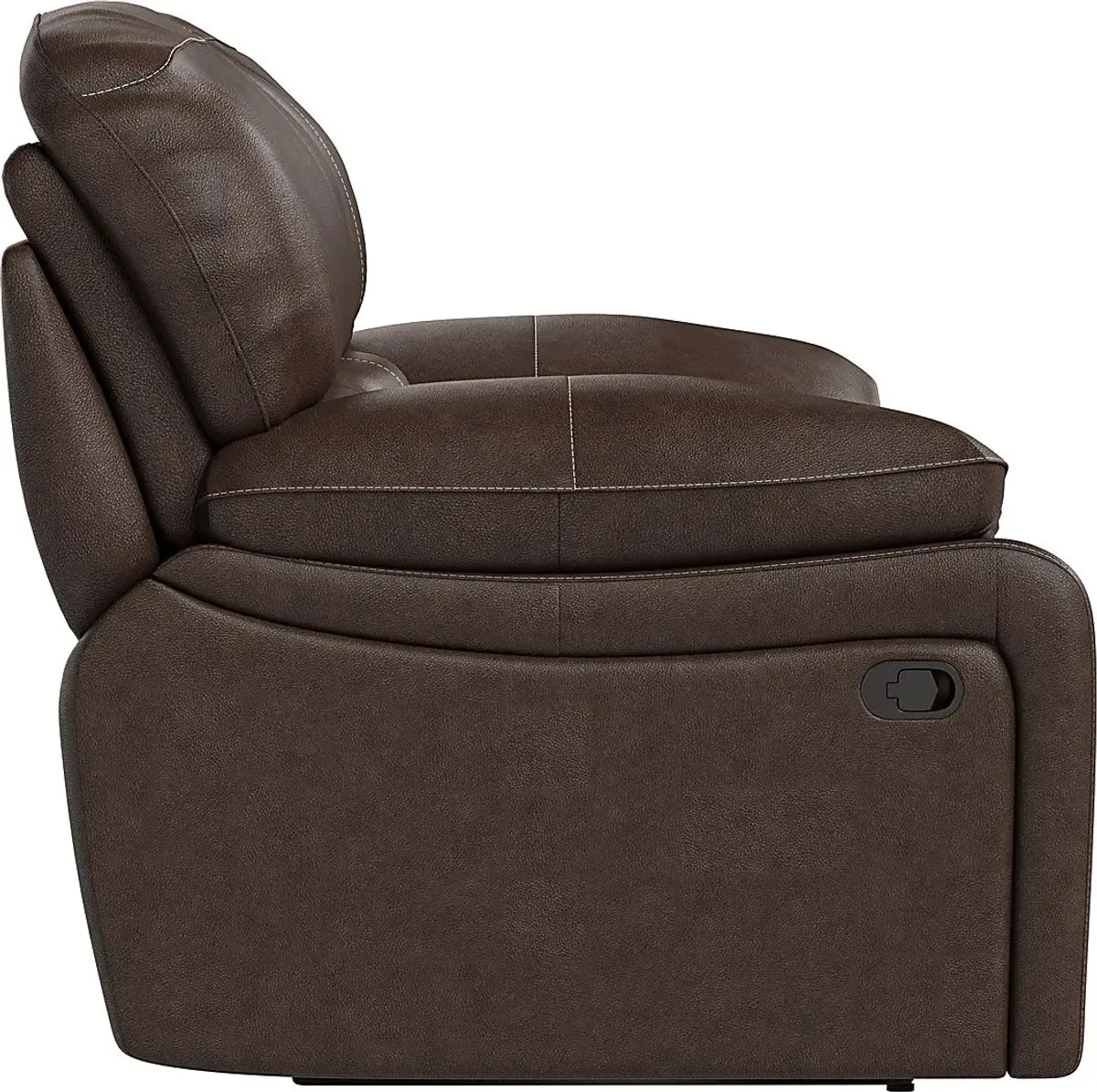 San Gabriel Brown Leather Power Reclining Sofa