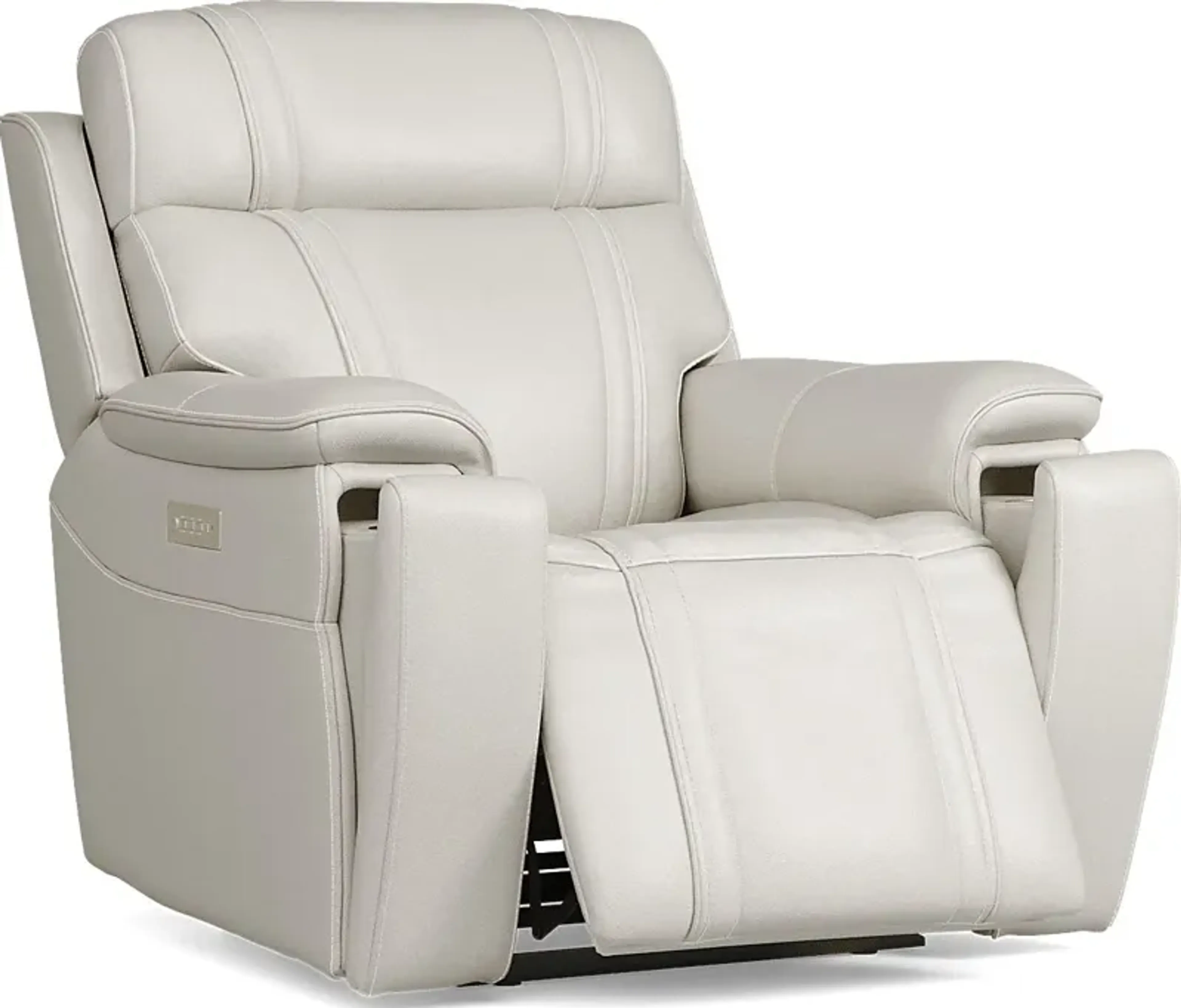 Sound Tech By Shaq Ice Leather Triple Power Recliner With Audio