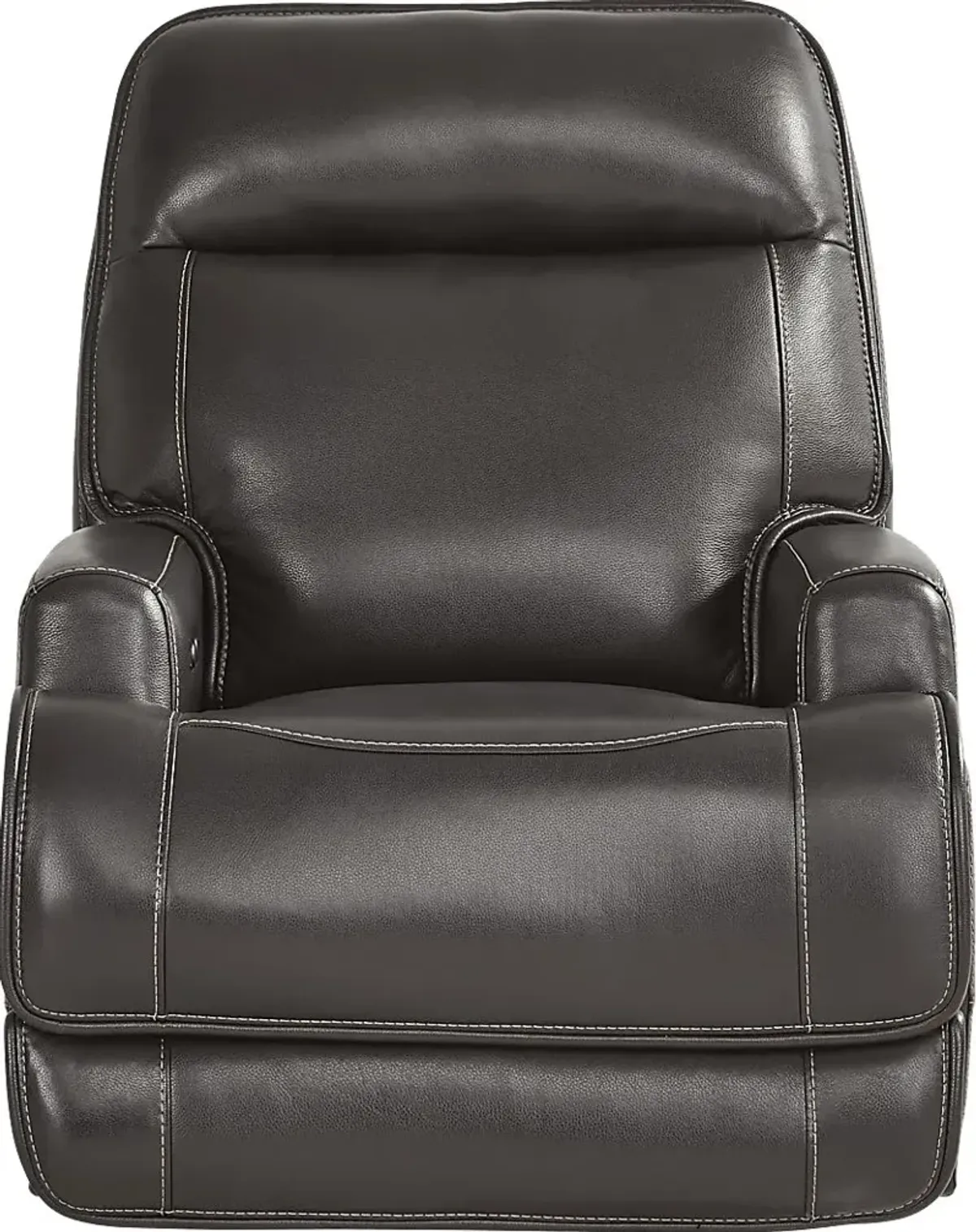 Scarborough Black Leather Dual Power Recliner